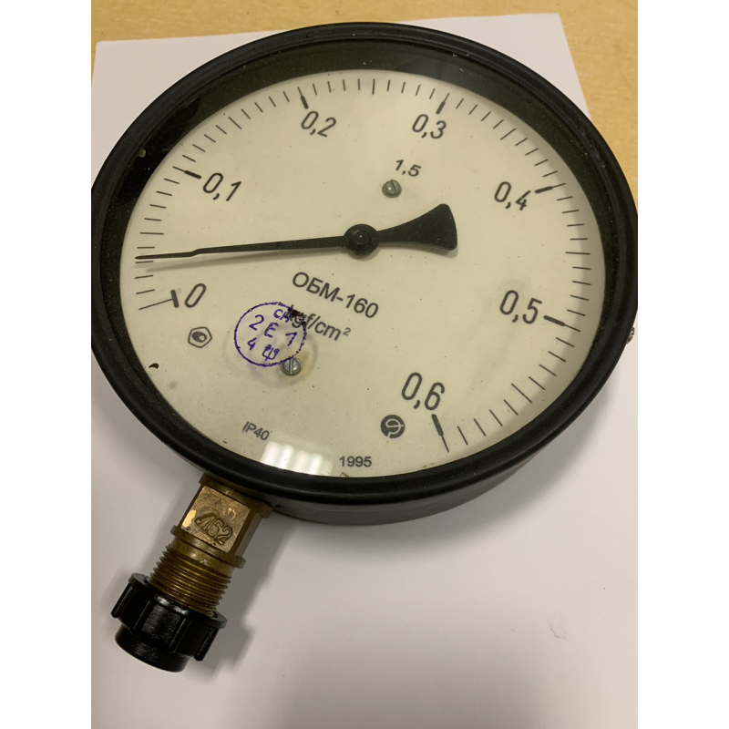 ОБМ 160 манометр 0-0,6 кг