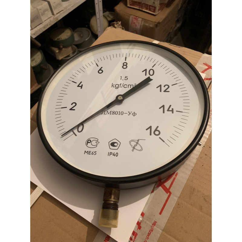 Манометр котловий ДМ8010Ф 0-16кг Манометр котловий ДМ8010Ф 0-16кг