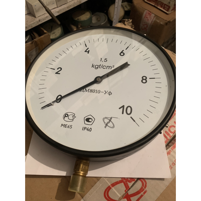 ДМ8010УФ манометр котловий 10кг
