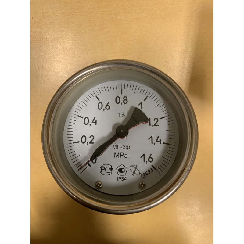 МП 2Ф 1,6МПа манометр залізничний МП 2Ф 1,6МПа манометр залізничний